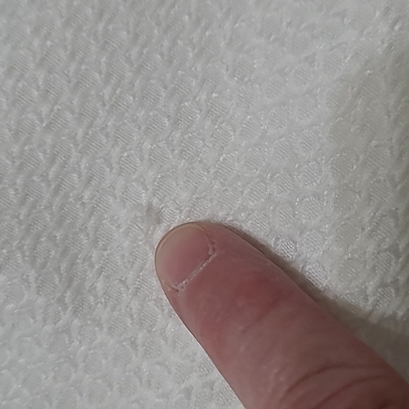 NWOT Trina Turk White textured spaghetti strap dress with ruffle top hem size 12 - Picture 7 of 9